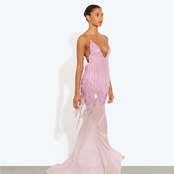 Rat & Boa Pink Maxi Dress - Picture 2 of 4